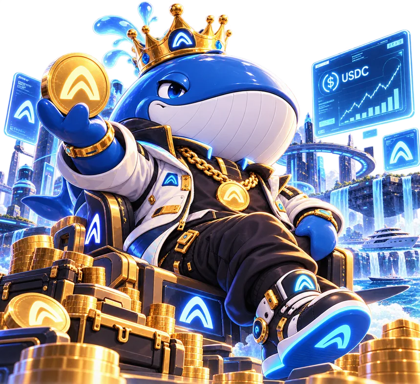 THE WHALE — ARC TOONS character